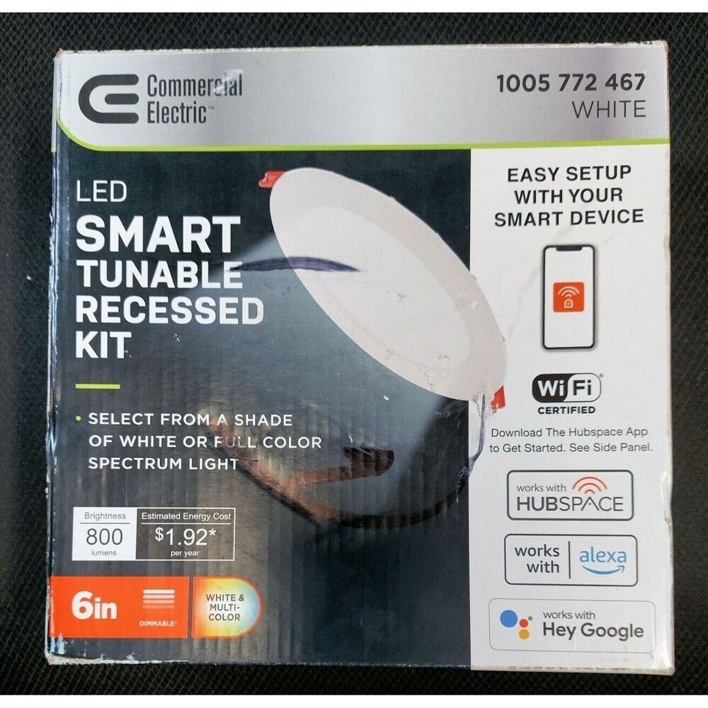 Commercial Electric Replacement Light Only - 6 " LED Color Changing Recessed